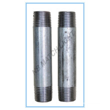 NPT Thread Black Seamless Pipe Nipple for Connecting Water Pipe